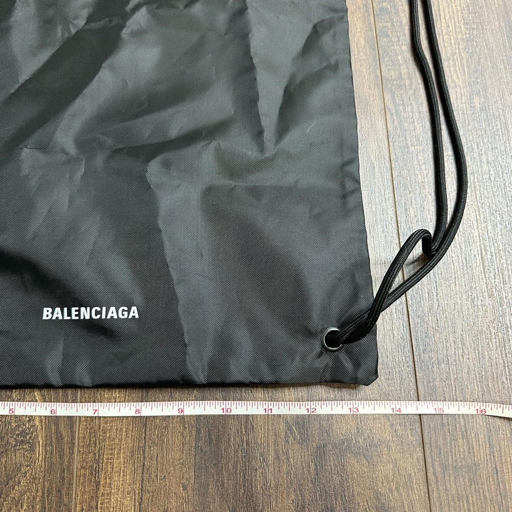 13.5x19” Balenciaga Drawstring Bag - Picture 4 of 4
